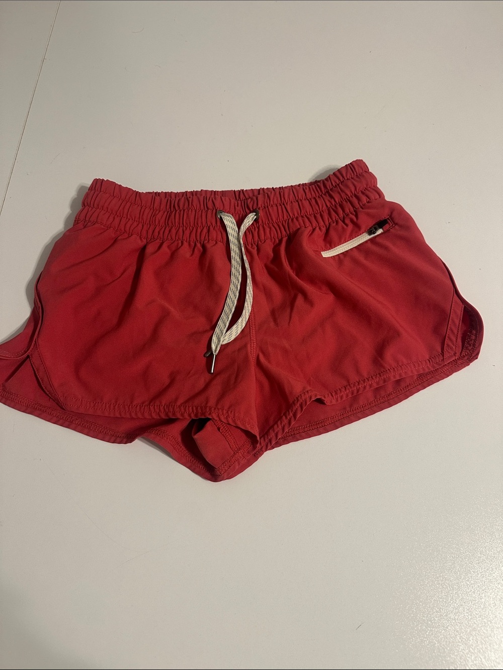 Vuori Athletic Drawstring Shorts with Zip Pocket sz XS